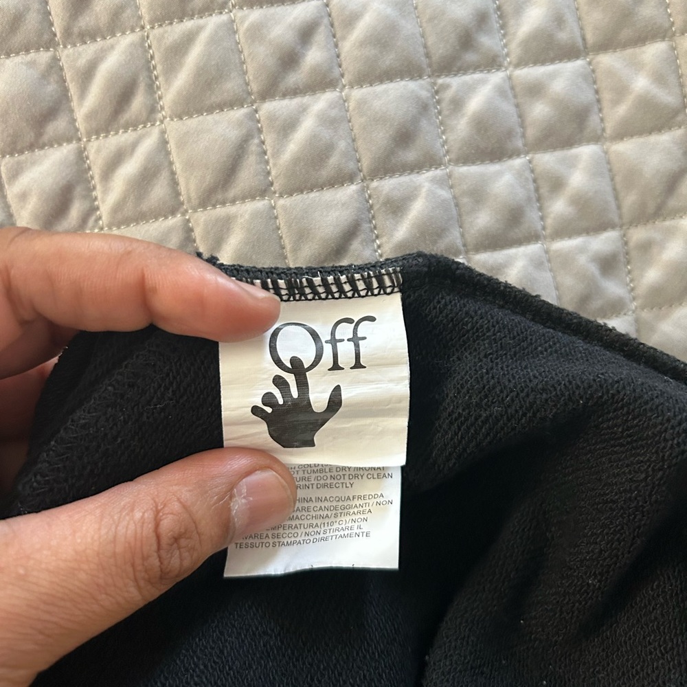 Off-White Black Sweatpants With Multicolored Icon… - image 8